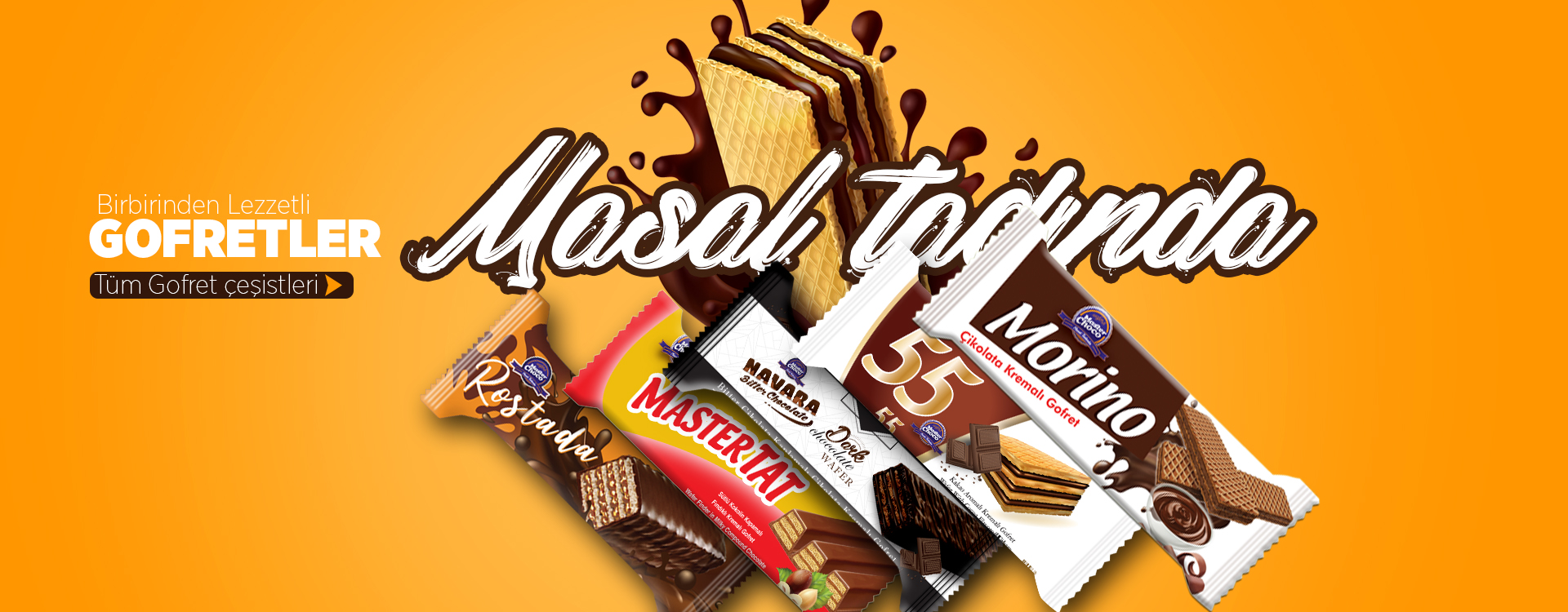 Master Choco Masal Tadında Gofretler